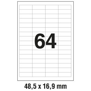 Etikete ILK  48,5x16,9mm pk100L Zweckform 3667