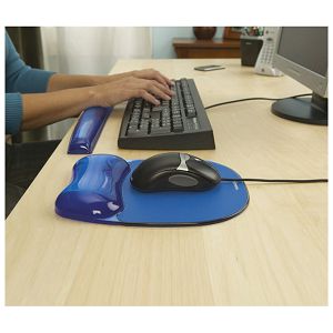 Podloga za miša ergonomska-gel Fellowes 9114120 plava
