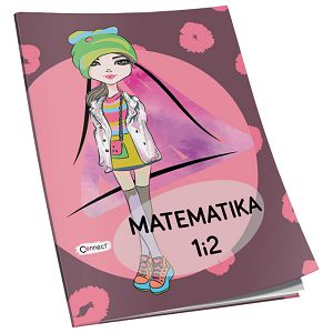 Obrazac školski matematika za 1 i 2razred Premium Connect Girl