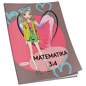 Obrazac školski matematika za 3 i 4razred Premium Connect Girl