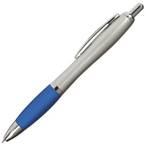 Olovka kemijska grip 11681 (8916B) srebrna/plava