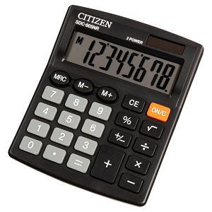 Kalkulator komercijalni  8mjesta Citizen SDC-805NR crni blister