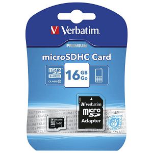 Kartica memorijska micro SDHC 16GB Verbatim 44082 blister