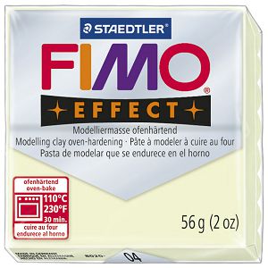 Masa za modeliranje   57g Fimo Effect Staedtler 8020-04 svijetli u mraku!!