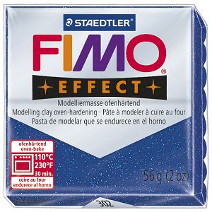 Masa za modeliranje   57g Fimo Effect Staedtler 8020-302 glitter plava