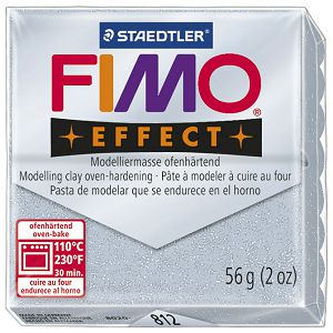 Masa za modeliranje   57g Fimo Effect Staedtler 8020-812 glitter srebrna (nova š.000052499)!!