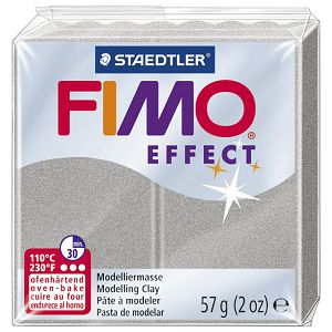 Masa za modeliranje   57g Fimo Effect Staedtler 8020-817 srebrna