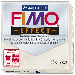 Masa za modeliranje   57g Fimo Effect Staedtler 8020-08 metalik biserno bijela!!
