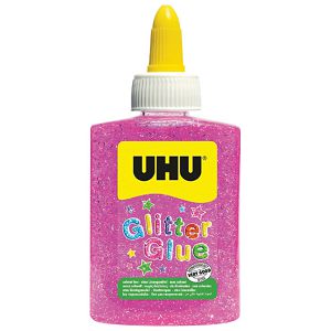 Ljepilo glitter glue 88ml UHU LO181814 rozo