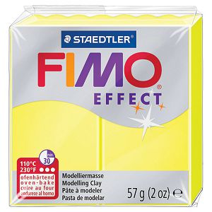 Masa za modeliranje   57g Fimo Effect Neon Staedtler 8010-101 neon žuta 