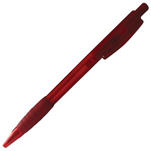 Olovka kemijska grip YC05-2 Plzen prozirno crvena