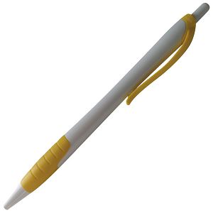 Olovka kemijska grip YCP6491-1 Brno bijelo-žuta