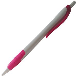 Olovka kemijska grip YCP6491-20 Brno bijelo-roza
