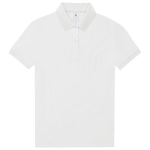 Majica kratki rukavi B&C MyPolo180 Women 180g bijela M 