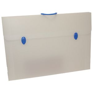 Torba-kofer pp-tvrdi  750x530x40mm Ri.Plast 6353754201 prozirno bijela/sort ručka