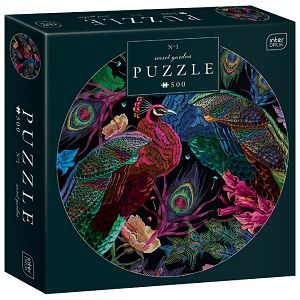 Puzzle 500 kom okrugle Secret Garden 1 Interdruk