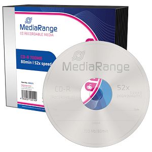 CD-R 700/80 52x slimcase pk10 MediaRange MR205 