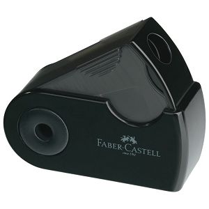 Šiljilo pvc s pvc kutijom 1rupa Sleeve Mini Faber Castell 182774 sortirano