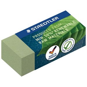 Gumica Mars Staedtler 526 83-5 reciklirana zelena-KOMAD