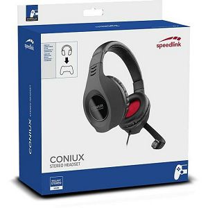 IZLOŽBENI PRIMJERAK - Slušalice SPEEDLINK Coniux, mikrofon, PS4/PS5, crne