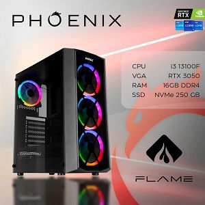 Računalo Phoenix FLAME Y-514 Intel i3-13100F/16GB DDR4/SSD NVMe 250GB/RTX 3050