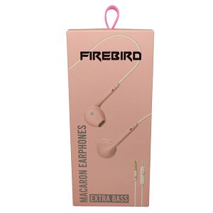 Slušalice FIREBIRD by ADDA Macaron MC1, 3.5mm, s mikrofonom, roze