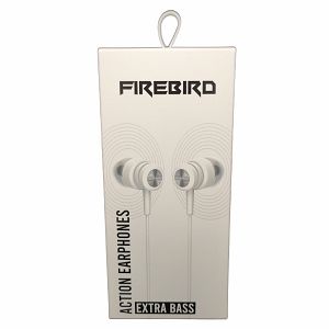 Slušalice FIREBIRD by ADDA Action Q25-W, In-Ear, 3.5mm, bijele