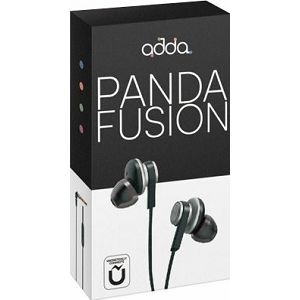 Slušalice ADDA EP-003-WH, Metal magnetic fusion, 3.5mm, s mikrofonom, panda