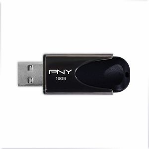USB stick PNY Attaché 4, 16GB, USB2.0, crni