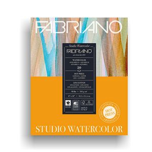 Blok Fabriano studio watercolor 20,3x25,4 300g 12L 19123001