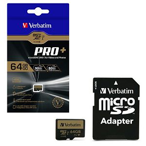 Memorijska kartica Verbatim #44034 micro SDXC 64GB Pro+ U3