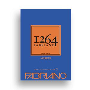 Blok Fabriano 1264 marker 21x29,7 (A4) 70g 100L ljepljen na vrhu 19100640
