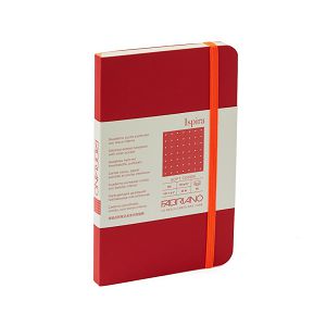 Notes Fabriano Ispira pocket tvrde korice 9x14 85g 96L crte rosso 19591402