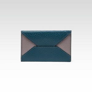 Novčanik Fabriano Alex oblik kuverte eko koža plavozeleno/sivi 5700289 