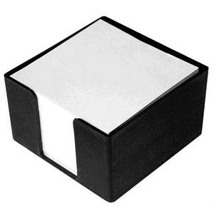 Kocka papira u pvc kutiji 8x8x5cm crna
