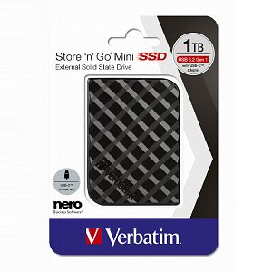 Externi SSD Verbatim "STORE ´N´ GO MINI" USB 3.2 Gen1, 1TB, crni #53237
