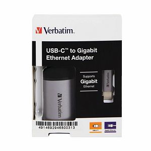 Hub Verbatim #49146 USB-C to Gigabit Ethernet Adapter