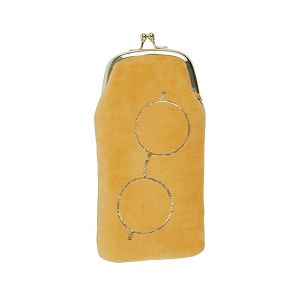 Kutija za naočale Artebene baršun žuta 8,5x17cm 210563