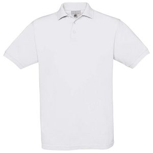 Majica kratki rukavi B&C Safran Polo 180g bijela S