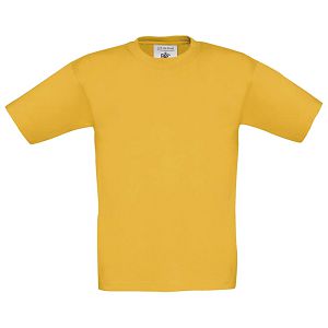Majica kratki rukavi B&C Exact Kids 150 zlatna žuta 5/6