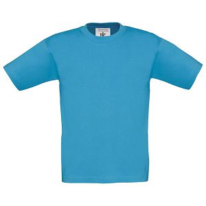 Majica kratki rukavi B&C Exact Kids 150 atol plava 3/4