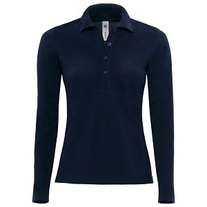 Majica dugi rukavi B&C Safran Pure LSL Women 180g tamno plava XL!!