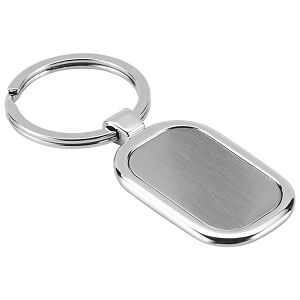 Privjesak za ključeve metalni srebrni