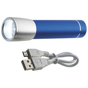 Punjač za mobilne uređaje aluminijski sa svjetlom plavi!!