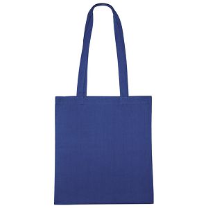 Vrećice za kupovinu pamučna 38x42cm-duge ručke plave