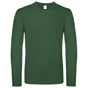 Majica dugi rukavi B&C #E150 LSL tamno zelena M