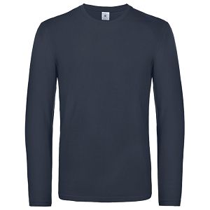 Majica dugi rukavi B&C #E190 LSL tamno plava XL