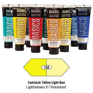 Akril Liquitex Basics 118ml Cadmium Yellow Light (160)