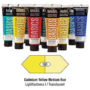 Akril Liquitex Basics 118ml Cadmium Yellow Medium (161)