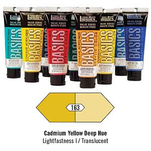 Akril Liquitex Basics 118ml Cadmium Yellow Deep (163)